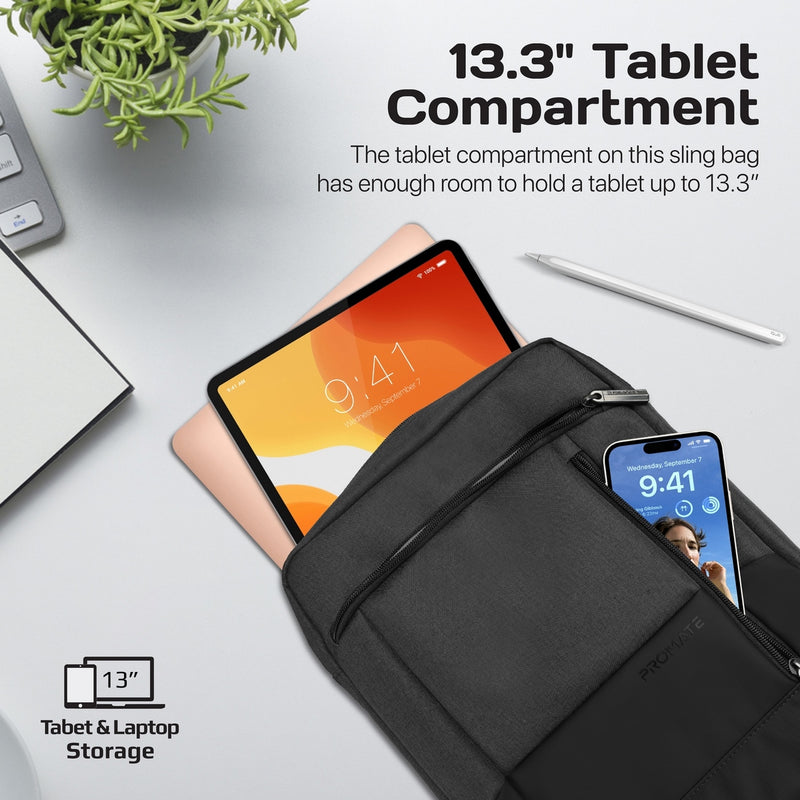 Promate 13” Tablet Hand Bag • Satchel-HB