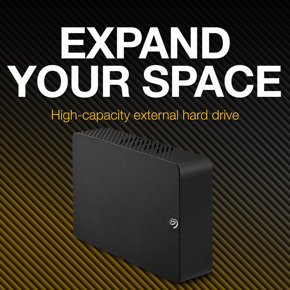 Seagate Expansion Desktop USB 3.0 External Hard Drive - 12TB
