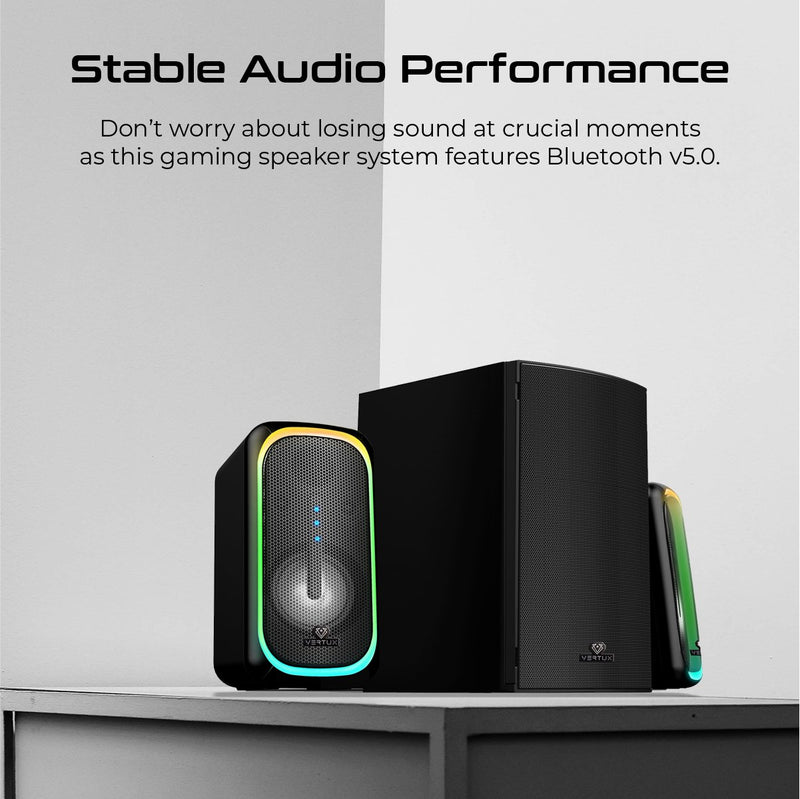VERTUX SonicThunder-50 50W Surround Sound Gaming Speaker