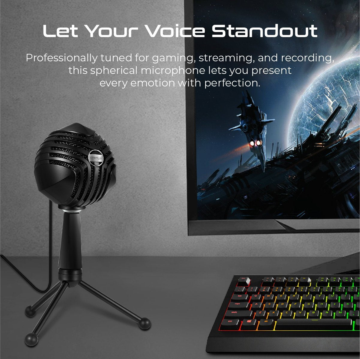 VERTUX Sphere High Sensitivity Professional Digital Recording Micropho ...