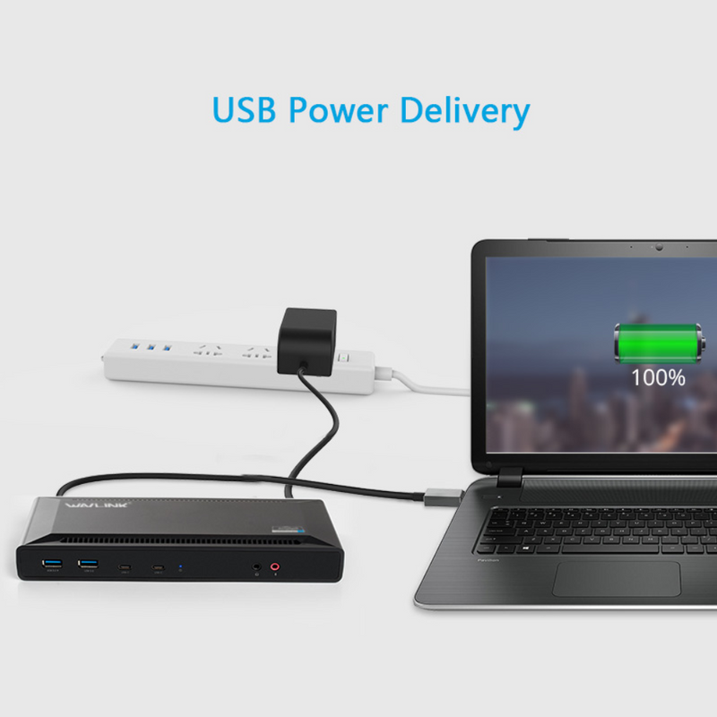 WAVLINK WL-UG69PD2 USB-C Dual 4K Docking Station with Power Delivery