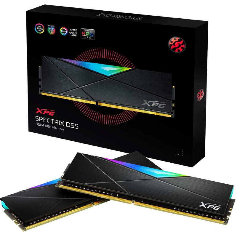 XPG SPECTRIX D55 DDR4 RGB - 32GB (2x 16GB) - U-DIMM - 3200MHz