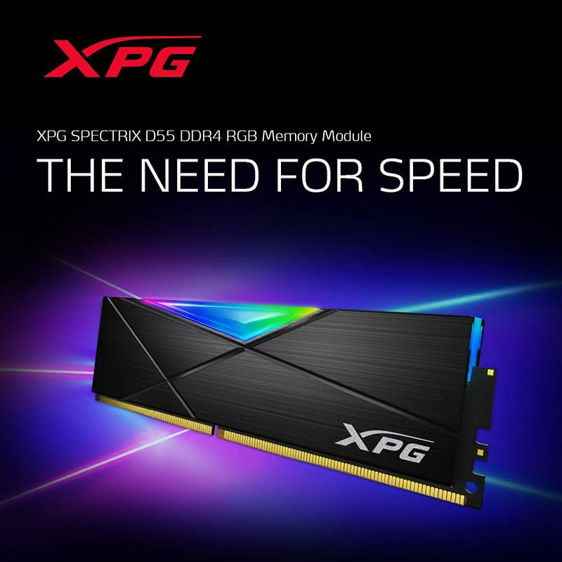 XPG SPECTRIX D55 DDR4 RGB - 32GB (2x 16GB) - U-DIMM - 3200MHz