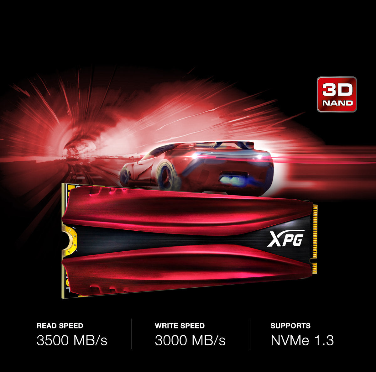 محرك الأقراص الصلبة XPG GAMMIX S11 Pro PCIe Gen3x4 M.2 2280