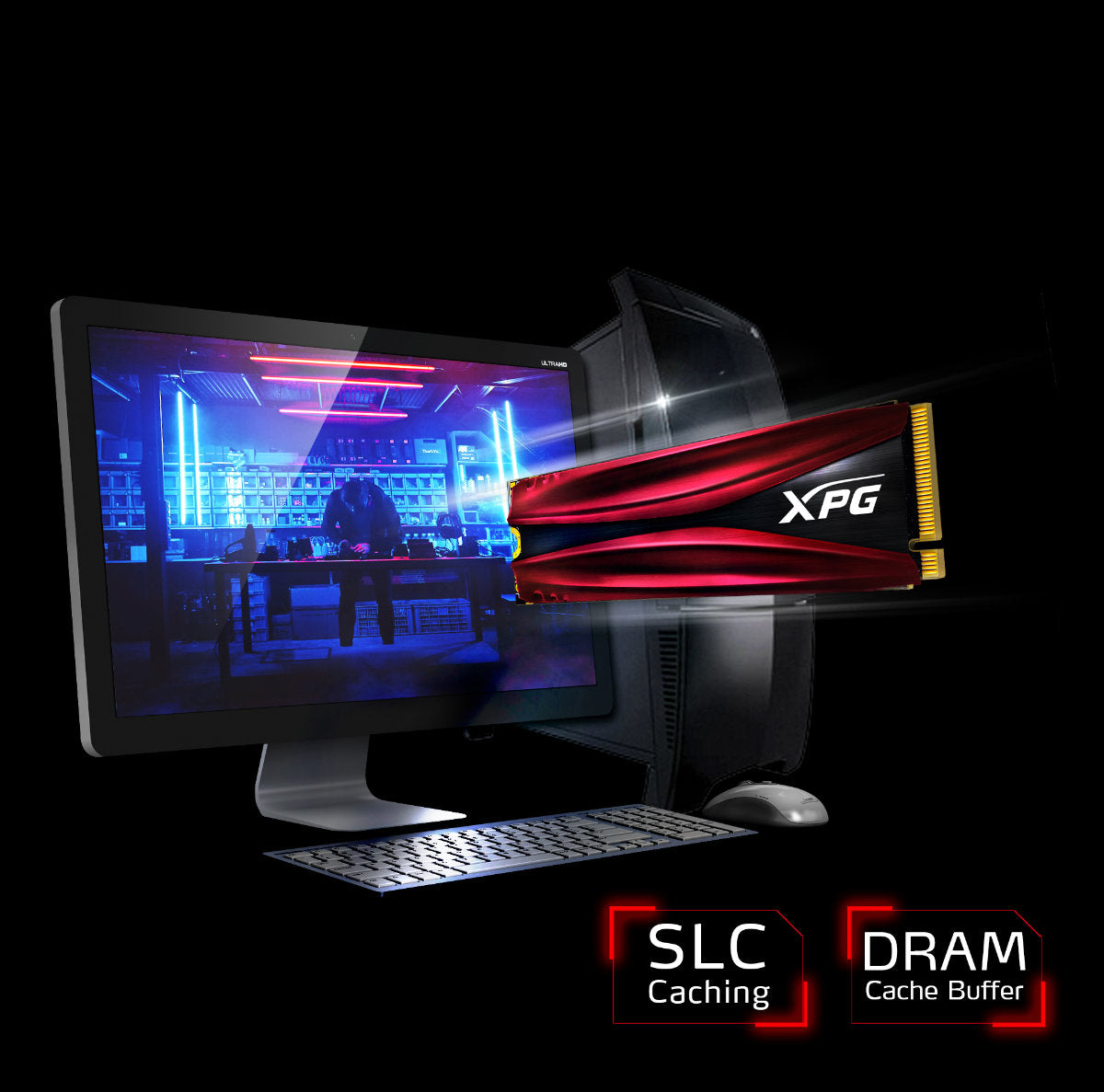 محرك الأقراص الصلبة XPG GAMMIX S11 Pro PCIe Gen3x4 M.2 2280