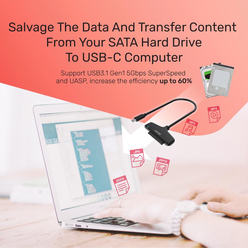 Unitek USB C to 2.5" SATA III Adapter