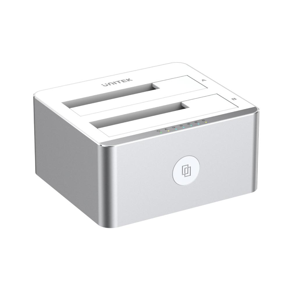 UNITEK USB 3.0 to SATA III Dual Bay HDD/ SSD Docking Station with UASP & Offline Clone