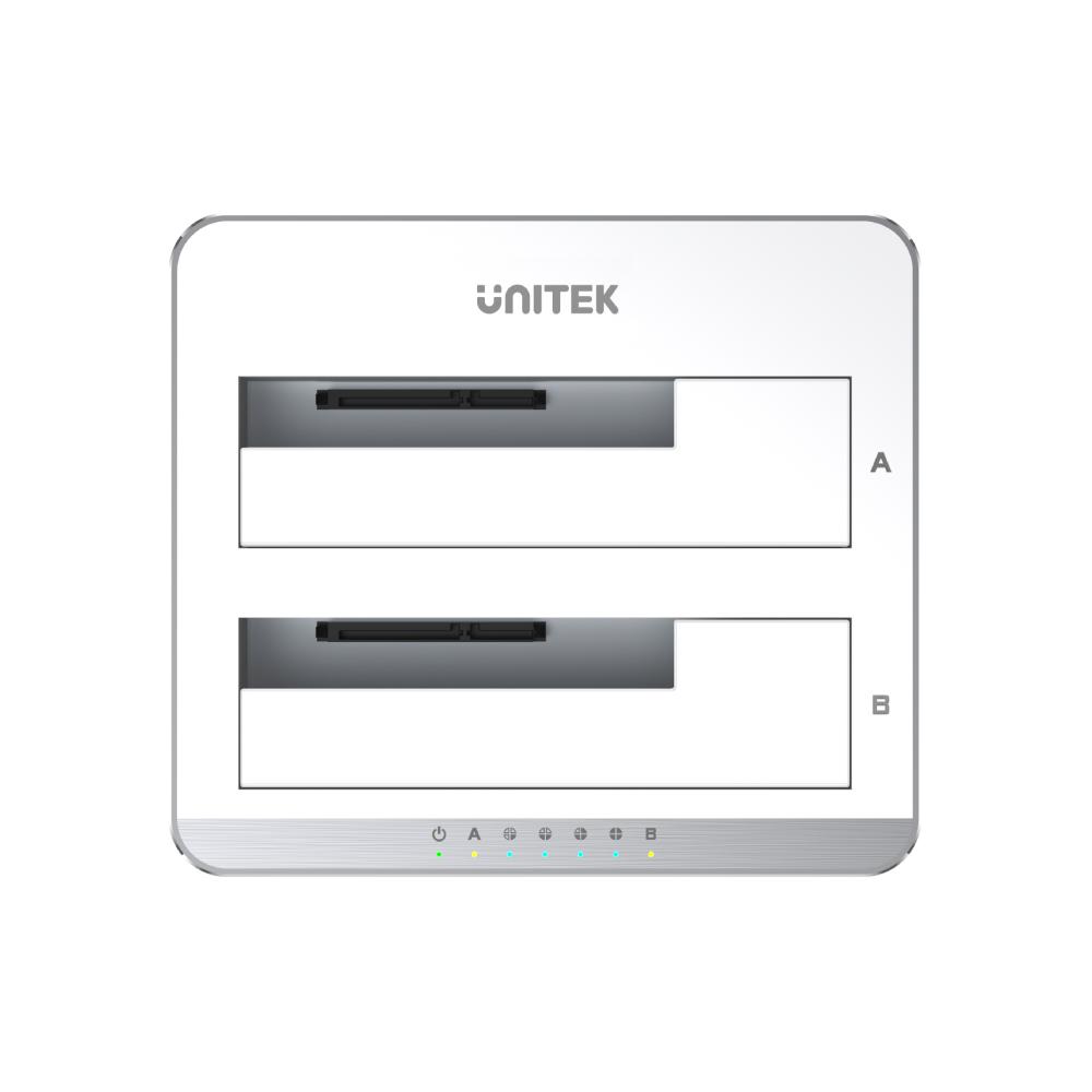 UNITEK USB 3.0 to SATA III Dual Bay HDD/ SSD Docking Station with UASP & Offline Clone