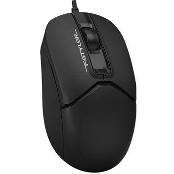 A4Tech FM12 1200 DPI Wired Optical Mouse - FM12 Black - Mice - alnabaa.com - النبع
