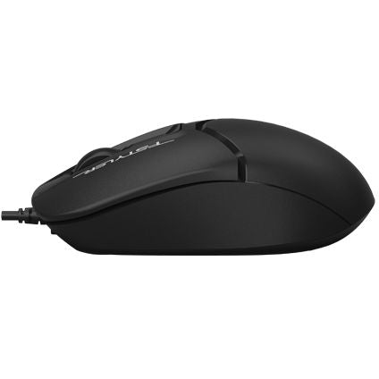 A4Tech FM12 1200 DPI Wired Optical Mouse - FM12 Black - Mice - alnabaa.com - النبع