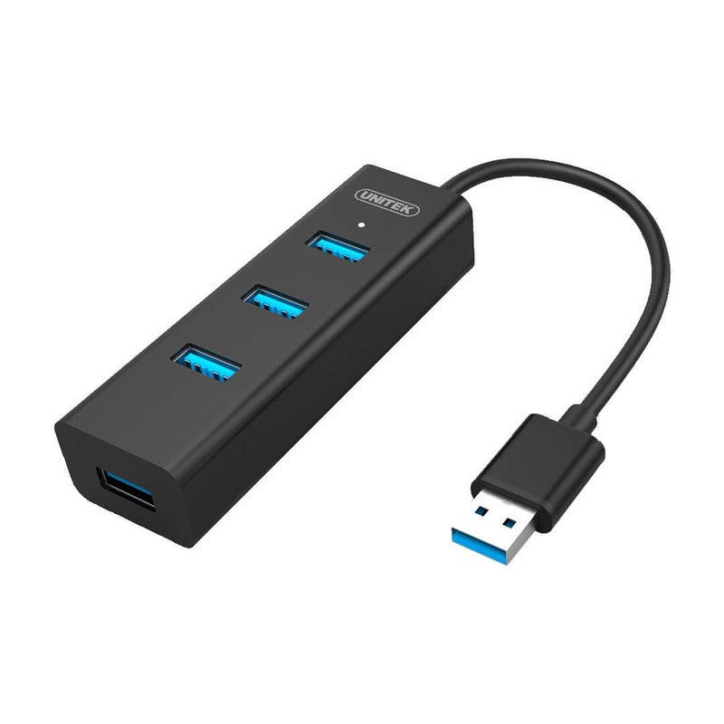 UNITEK Y-3089 لوحة وصل USB 3.2 Gen 1 (3.1 Gen 1) Type-A 5000 ميجابت / ثانية أسود