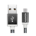 ADATA Braided Micro-USB Cable - 1m - AMUCAL-100CMK-CBK - USB Cables - alnabaa.com - النبع