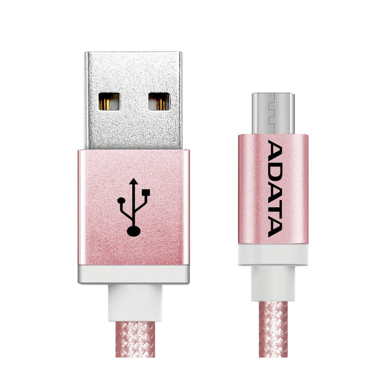 ADATA Braided Micro-USB Cable - 1m - AMUCAL-100CMK-CRG - USB Cables - alnabaa.com - النبع
