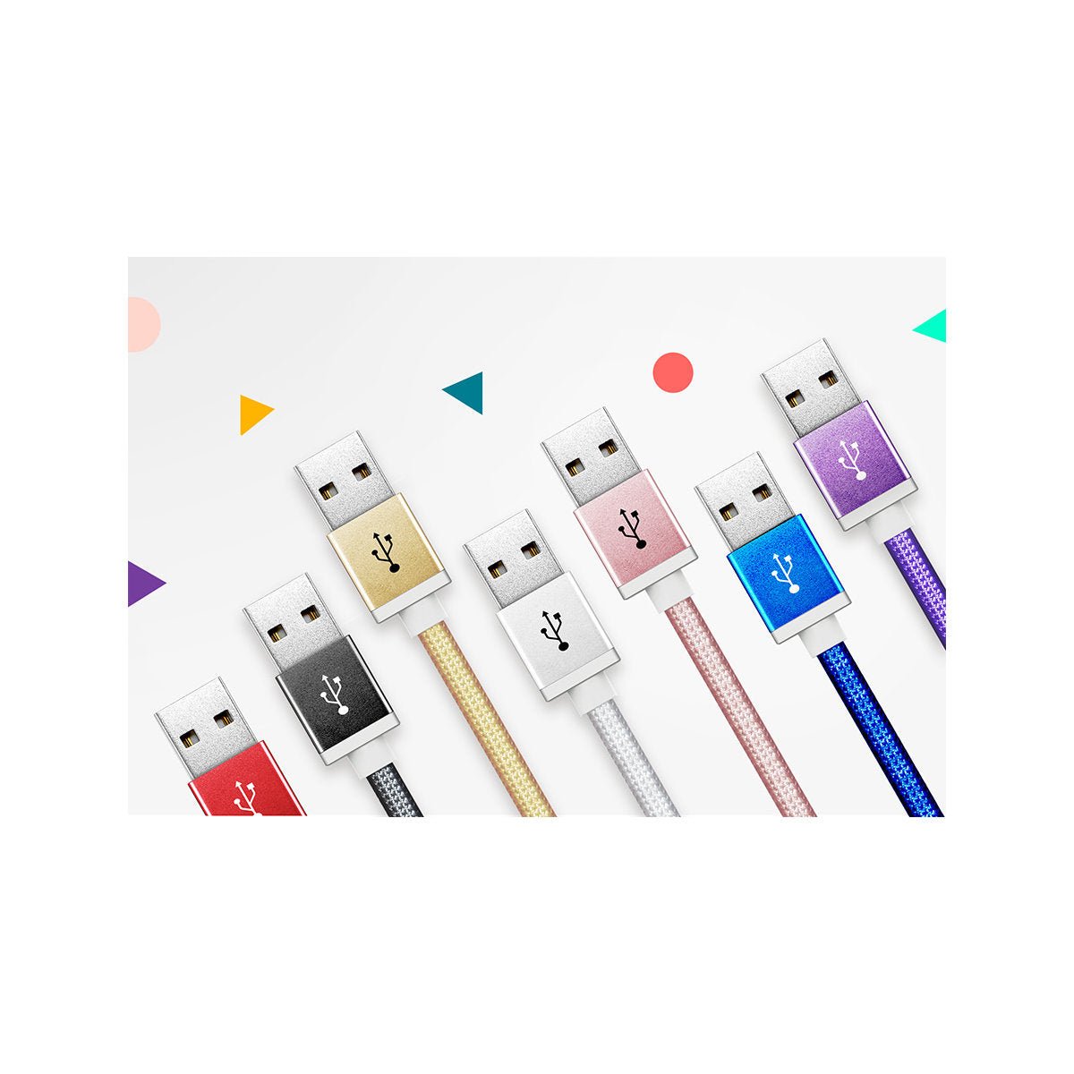 ADATA Braided Micro-USB Cable - 1m - AMUCAL-100CMK-CBK - USB Cables - alnabaa.com - النبع