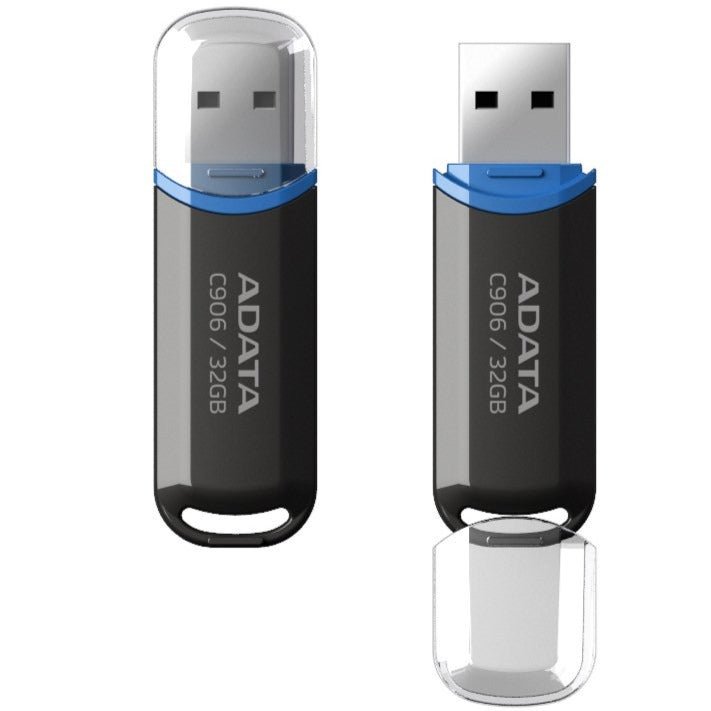 ADATA C906 USB 2.0 Flash Drive - AC906-32G-RBK - USB Flash Drives - alnabaa.com - النبع