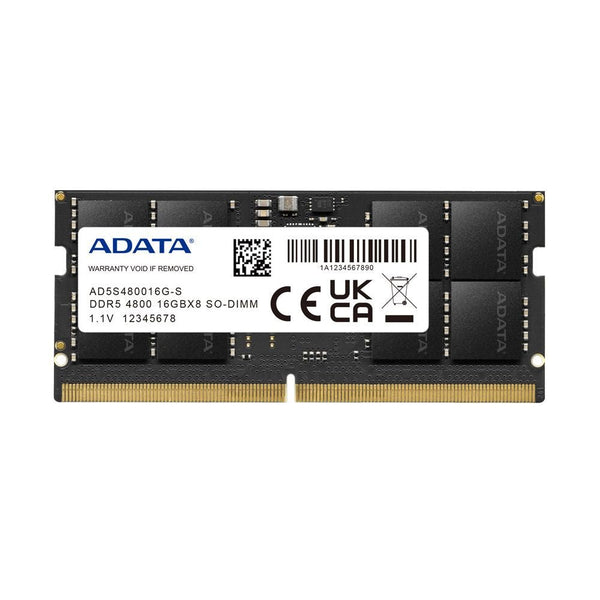 ADATA DDR5 4800MHz - 16GB (1x 16GB) - SO-DIMM Laptop RAM