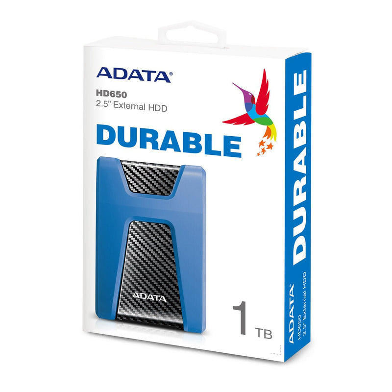 ADATA HD650 Anti-Shock External Hard Drive - AHD650-1TU31-CBL - External Hard Drives - alnabaa.com - النبع