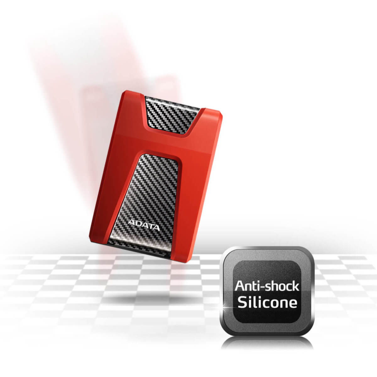 ADATA HD650 Anti-Shock External Hard Drive - AHD650-1TU31-CRD - External Hard Drives - alnabaa.com - النبع