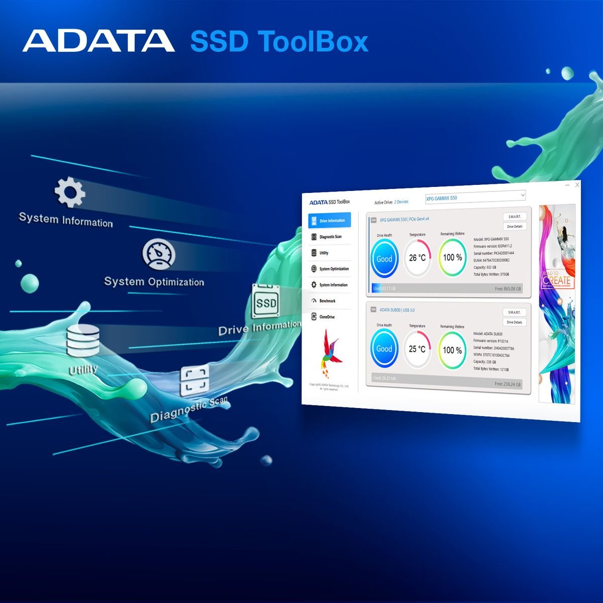 ADATA Legend 960 Max PCIe Gen4 x4 M.2 2280 with 7.35mm Heat Sink Solid State Drive - ALEG-960M-1TCS - Internal SSD - alnabaa.com - النبع