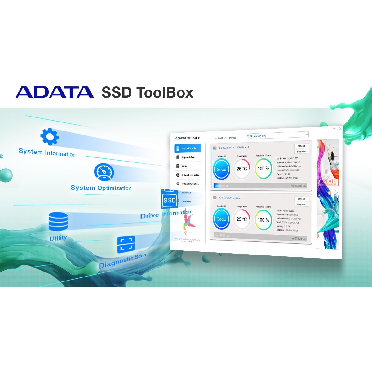 ADATA Legend 960 PCIe Gen4 x4 M.2 2280 with 1.3mm Heat Sink Solid State Drive - ALEG-960-2TCS - Internal SSD - alnabaa.com - النبع