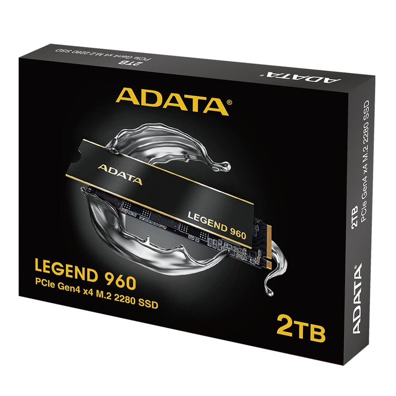ADATA Legend 960 PCIe Gen4 x4 M.2 2280 with 1.3mm Heat Sink Solid State Drive - ALEG-960-2TCS - Internal SSD - alnabaa.com - النبع
