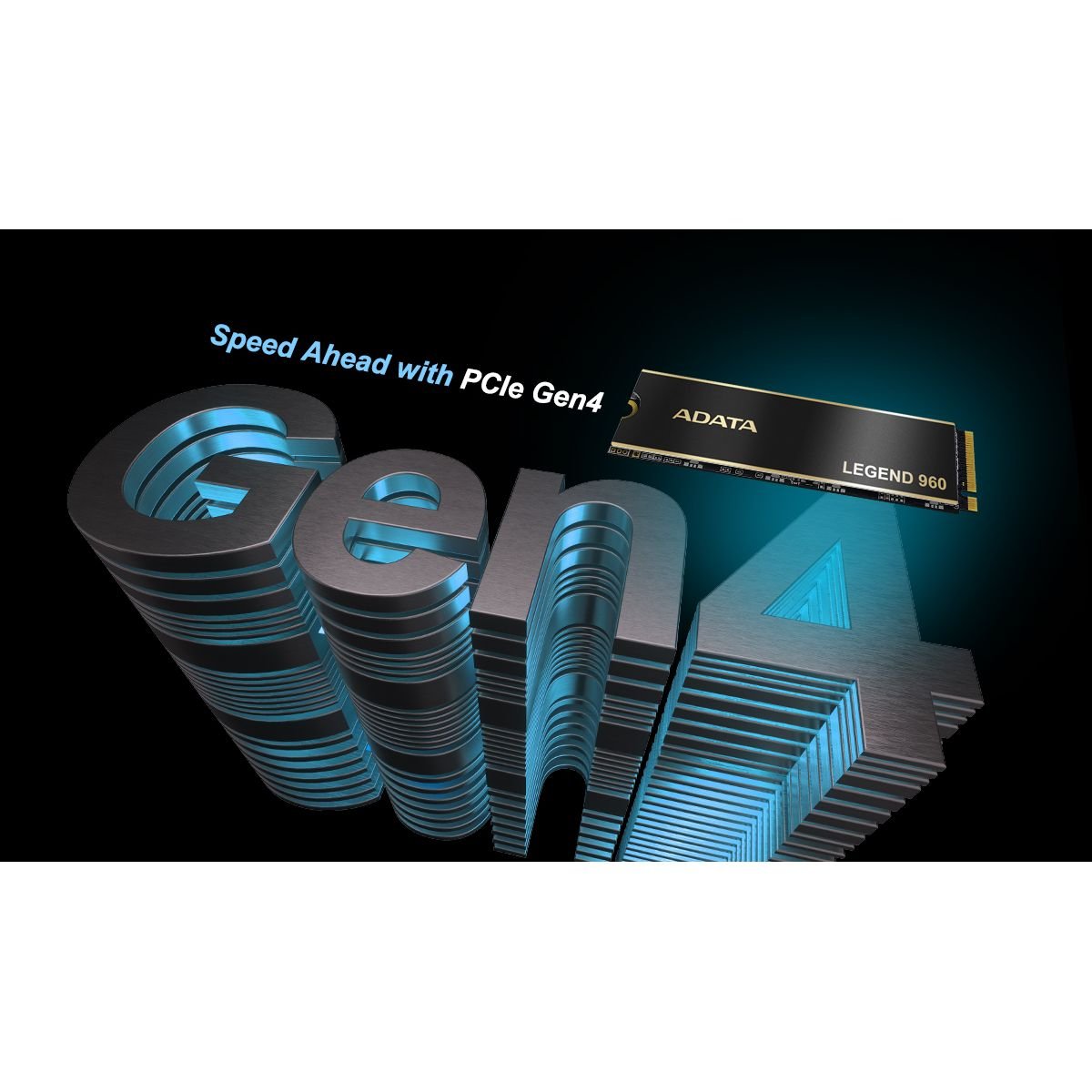 ADATA Legend 960 PCIe Gen4 x4 M.2 2280 with 1.3mm Heat Sink Solid State Drive - ALEG-960-2TCS - Internal SSD - alnabaa.com - النبع