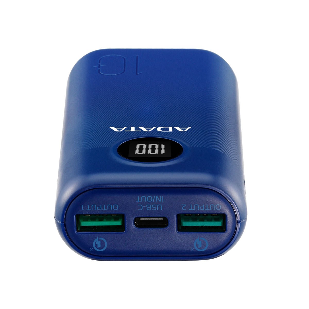 ADATA P10000QCD Qualcomm QC 3.0 & USB PD 3.0 Power Bank - 10000mAh - AP10000QCD-DGT-CDB - Portable Power Banks - alnabaa.com - النبع