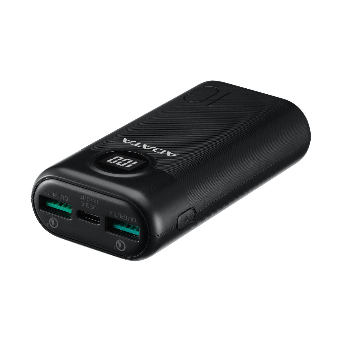 ADATA P10000QCD Qualcomm QC 3.0 & USB PD 3.0 Power Bank - 10000mAh - AP10000QCD-DGT-CBK - Portable Power Banks - alnabaa.com - النبع
