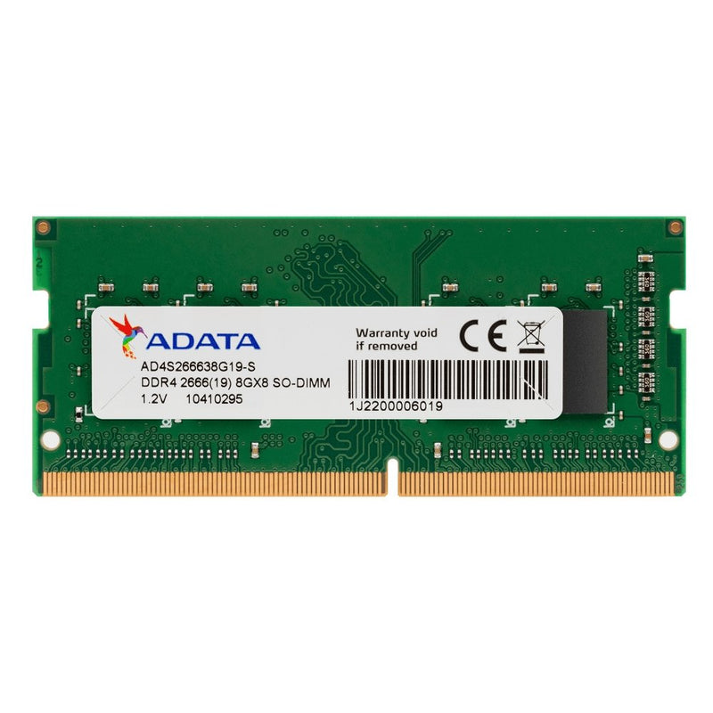 ADATA Premier DDR4 2666 - 4GB - 260-pin SO-DIMM Laptop RAM - AD4S26664G19-RGN - Memory RAM - alnabaa.com - النبع