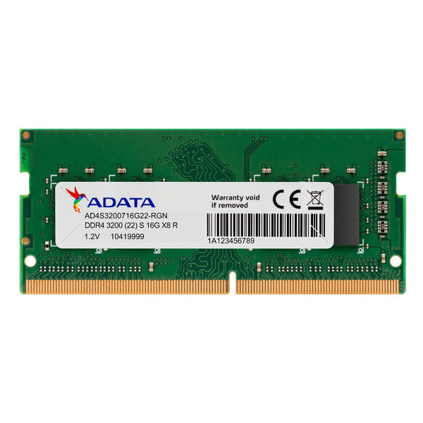 ADATA Premier DDR4 3200 - 16GB - 260-pin SO-DIMM Laptop RAM - AD4S320016G22-SGN - Memory RAM - alnabaa.com - النبع