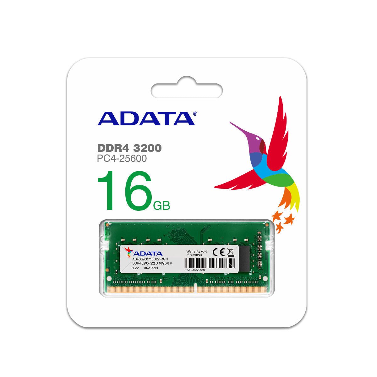 ADATA Premier DDR4 3200 - 16GB - 260-pin SO-DIMM Laptop RAM - AD4S320016G22-SGN - Memory RAM - alnabaa.com - النبع