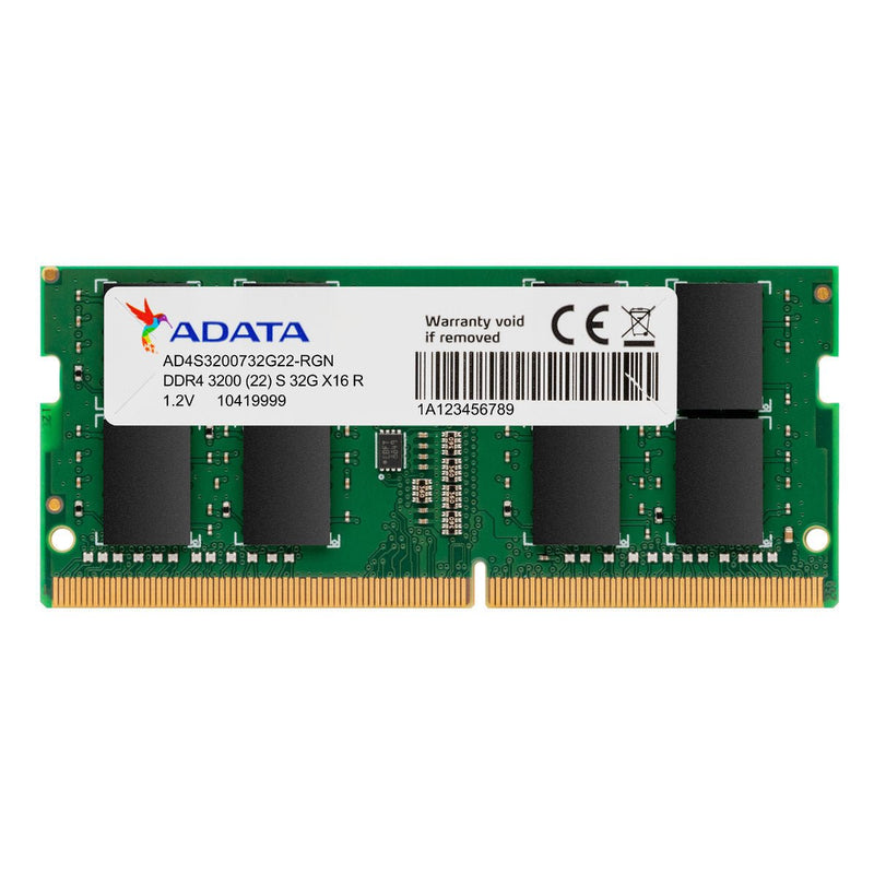 ADATA Premier DDR4 3200 - 32GB - 260-pin SO-DIMM Laptop RAM - AD4S320032G22-SGN - Memory RAM - alnabaa.com - النبع