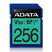 ADATA Premier Pro Memory Card SD 5.0 - 256GB - SDXC UHS-I - ASDX256GUI3V30S-R - Memory Cards - alnabaa.com - النبع