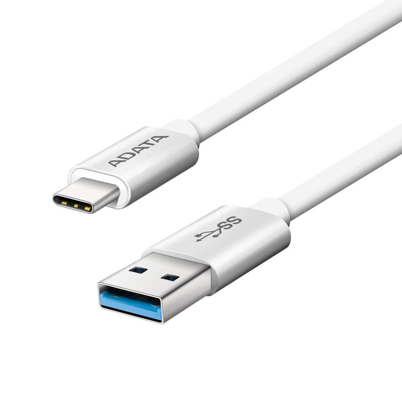 ADATA USB-C to USB-A 3.2 Aluminum Cable - 1m - ACA3AL-100CM-CSV - USB Cables - alnabaa.com - النبع