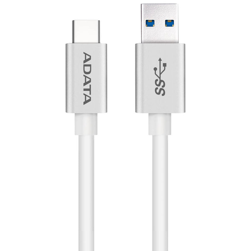 ADATA USB-C to USB-A 3.2 Aluminum Cable - 1m - ACA3AL-100CM-CSV - USB Cables - alnabaa.com - النبع