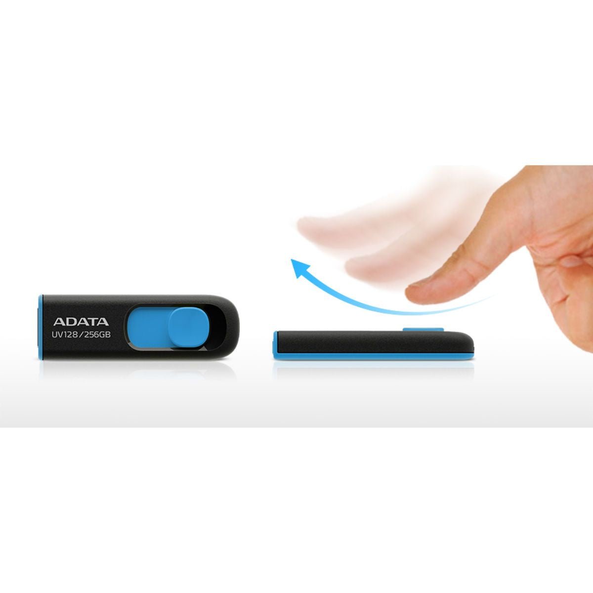 ADATA UV128 USB 3.2 Flash Drive - AUV128-16G-RBE - USB Flash Drives - alnabaa.com - النبع