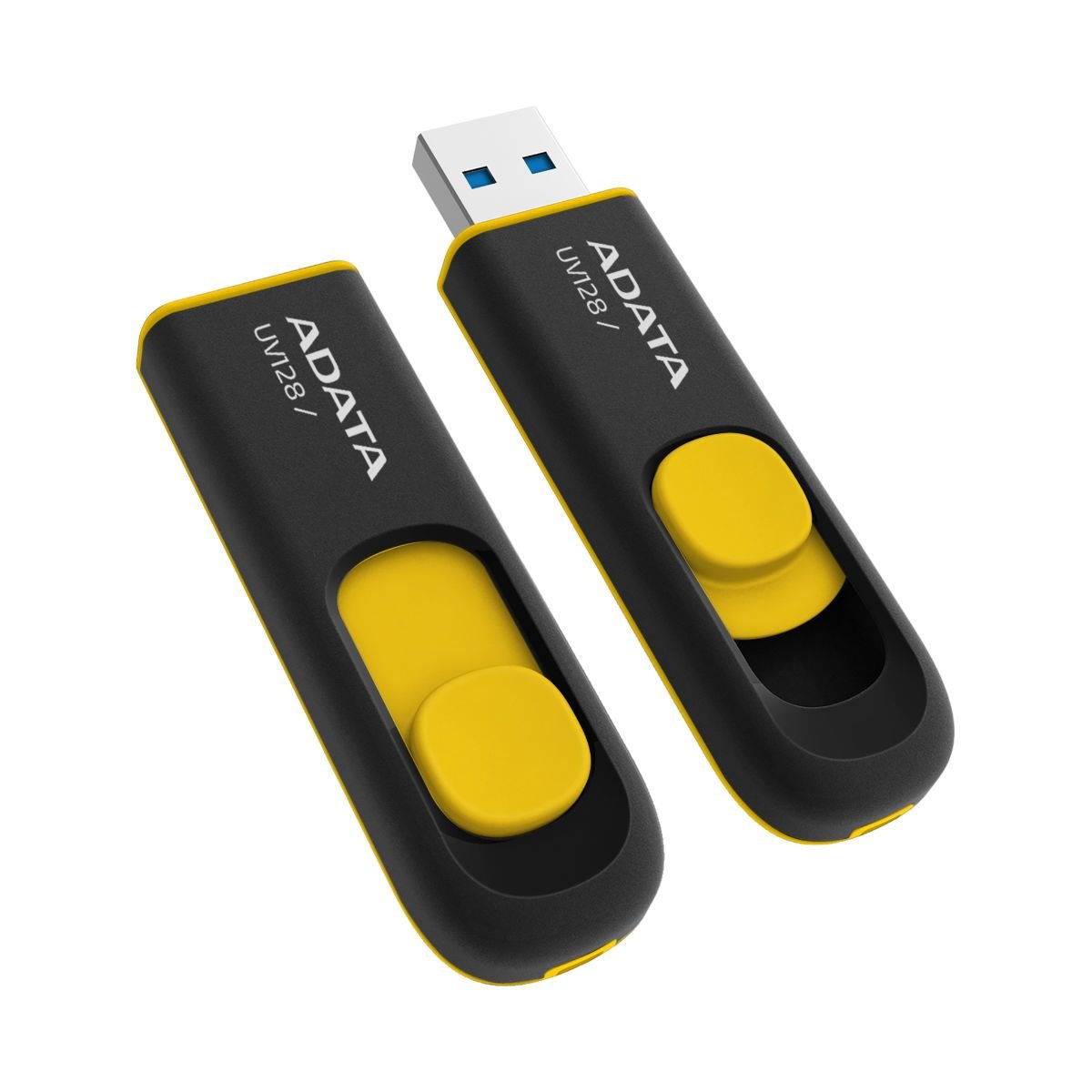 ADATA UV128 USB 3.2 Flash Drive - AUV128-16G-RBE - USB Flash Drives - alnabaa.com - النبع