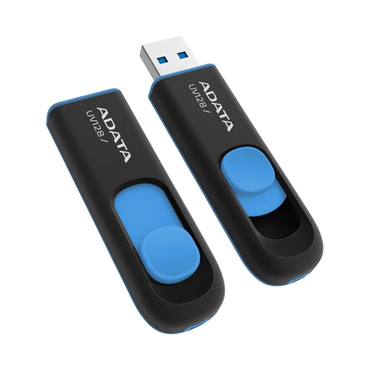 ADATA UV128 USB 3.2 Flash Drive - AUV128-16G-RBE - USB Flash Drives - alnabaa.com - النبع