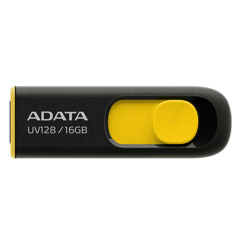 ADATA UV128 USB 3.2 Flash Drive - AUV128-16G-RBY - USB Flash Drives - alnabaa.com - النبع