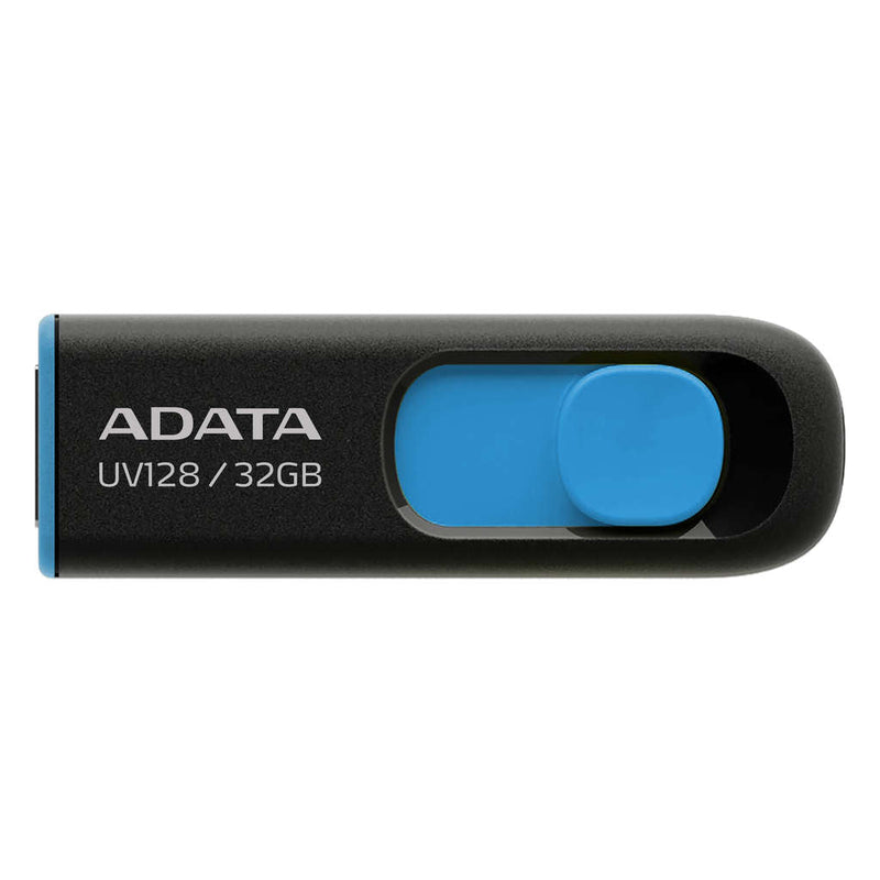 ADATA UV128 USB 3.2 Flash Drive - AUV128-32G-RBE - USB Flash Drives - alnabaa.com - النبع