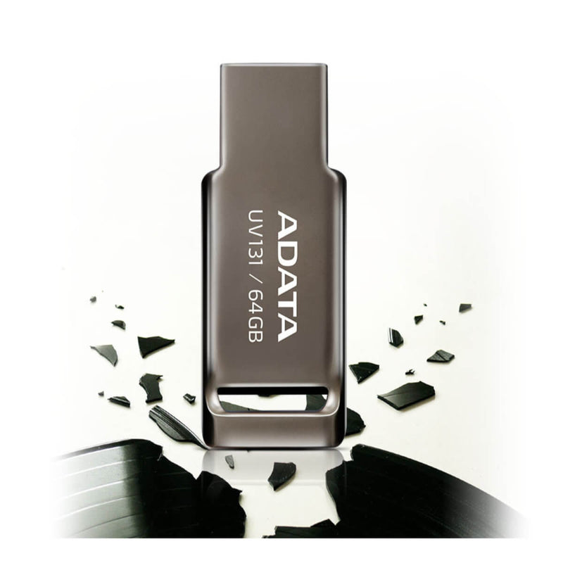 ADATA UV131 USB 3.2 Gen1 Flash Drive - AUV131-64G-RGY - USB Flash Drives - alnabaa.com - النبع