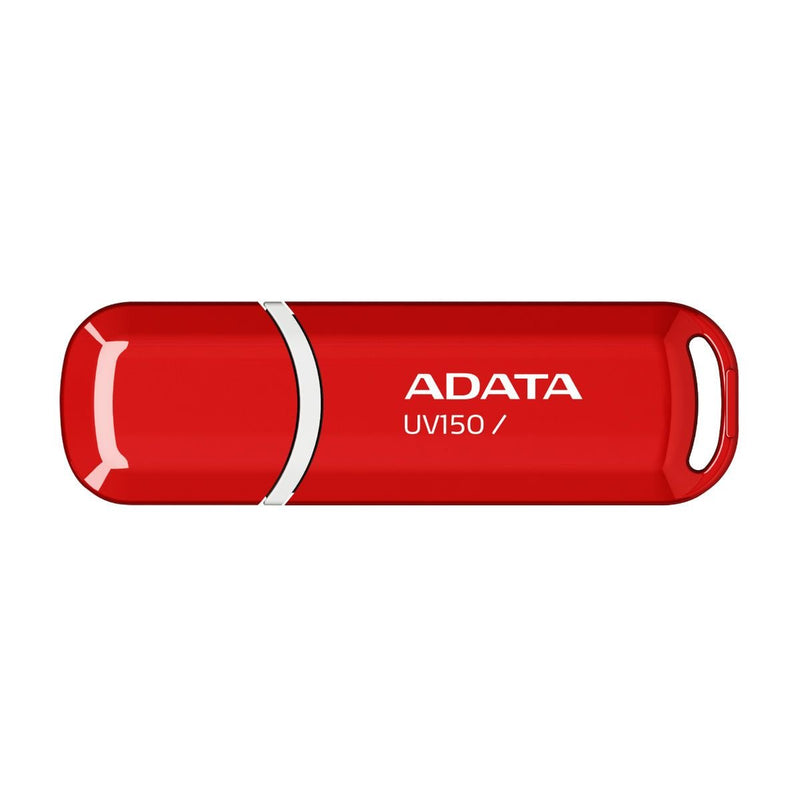 ADATA UV150 USB 3.2 Snap-on Cap Flash Drive - AUV150-16G-RBK - USB Flash Drives - alnabaa.com - النبع