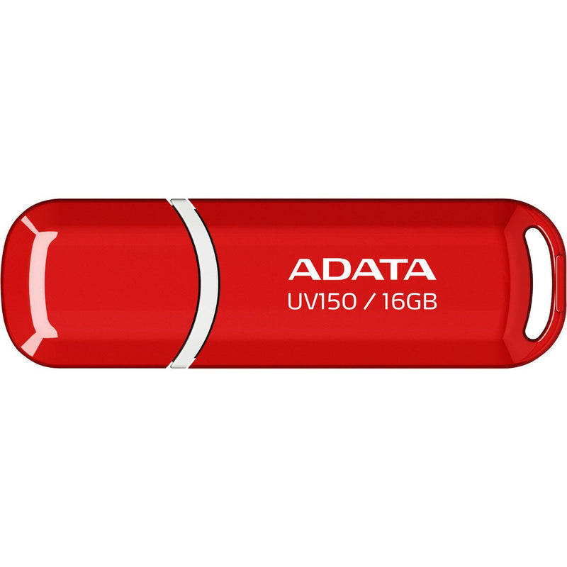 ADATA UV150 USB 3.2 Snap-on Cap Flash Drive - AUV150-128G-RBK - USB Flash Drives - alnabaa.com - النبع