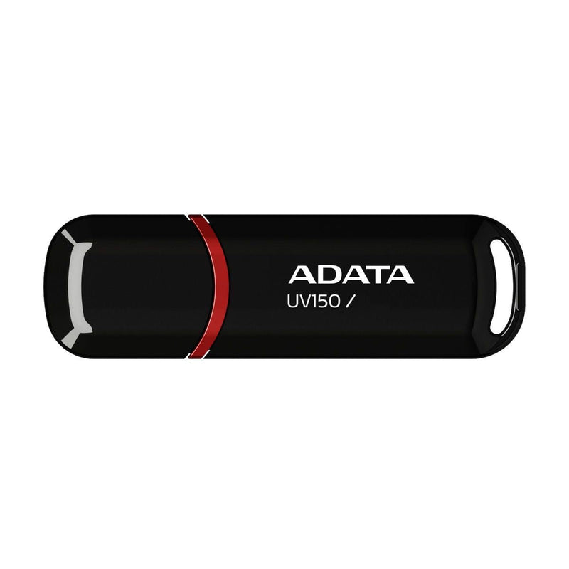 ADATA UV150 USB 3.2 Snap-on Cap Flash Drive - AUV150-16G-RBK - USB Flash Drives - alnabaa.com - النبع