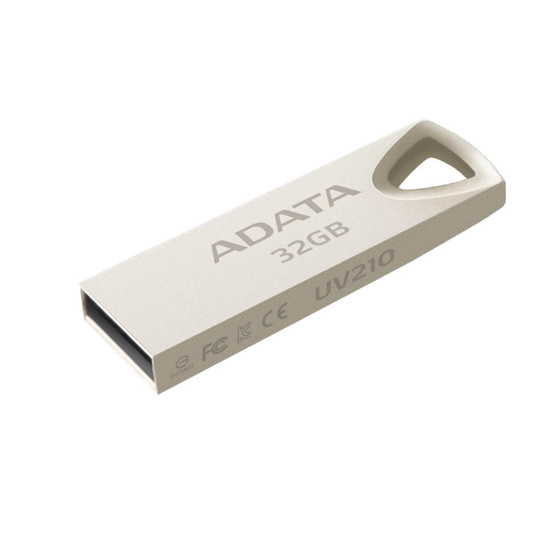 ADATA UV210 2.0 USB Flash Drive - AUV210-32G-RGD - USB Flash Drives - alnabaa.com - النبع