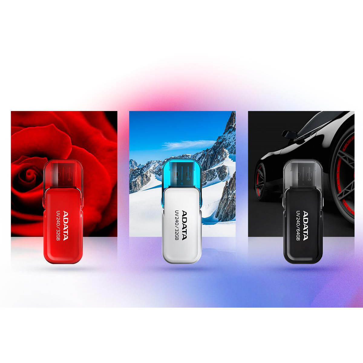 ADATA UV240 USB 2.0 Flash Drive - AUV240-32G-RRD - USB Flash Drives - alnabaa.com - النبع