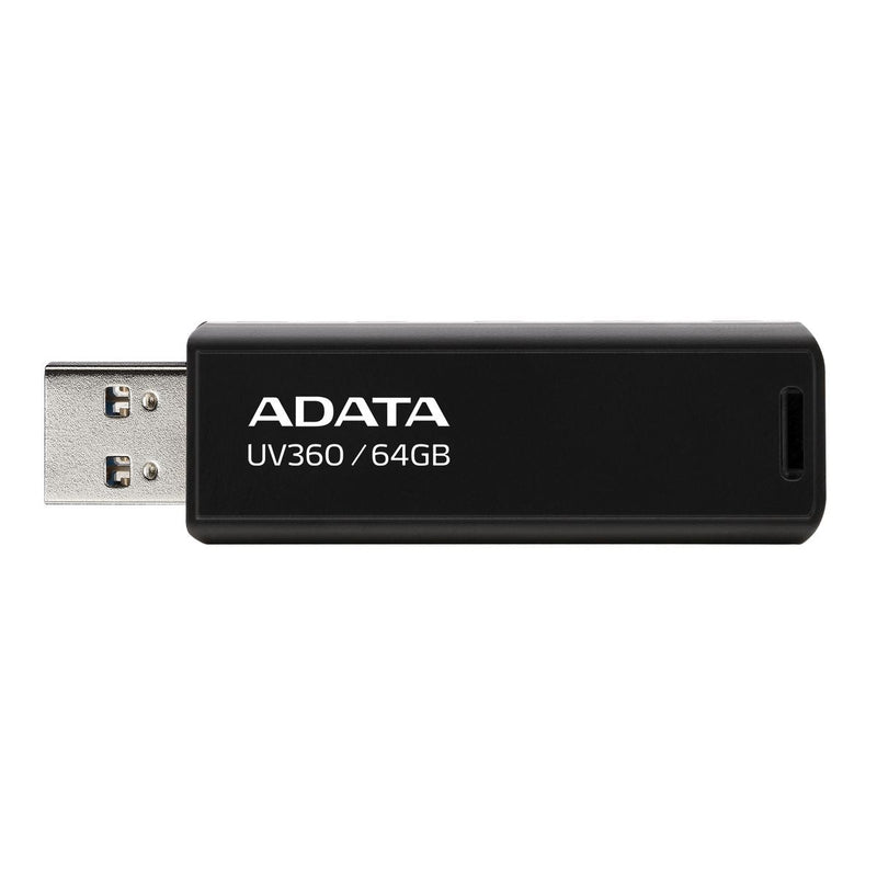 ADATA UV360 Metal USB 3.2 Flash Drive - AUV360-64G-RBK - USB Flash Drives - alnabaa.com - النبع