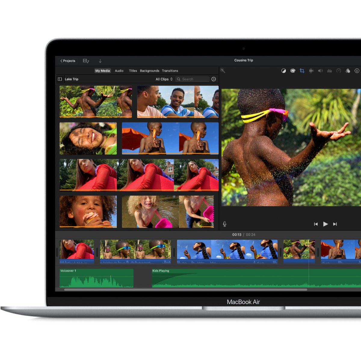Apple 13.3" MacBook Air - M1 8-Core - 8GB RAM - 256GB SSD - Arabic (Space Gray) - MGN93AB/A - Laptops - alnabaa.com - النبع