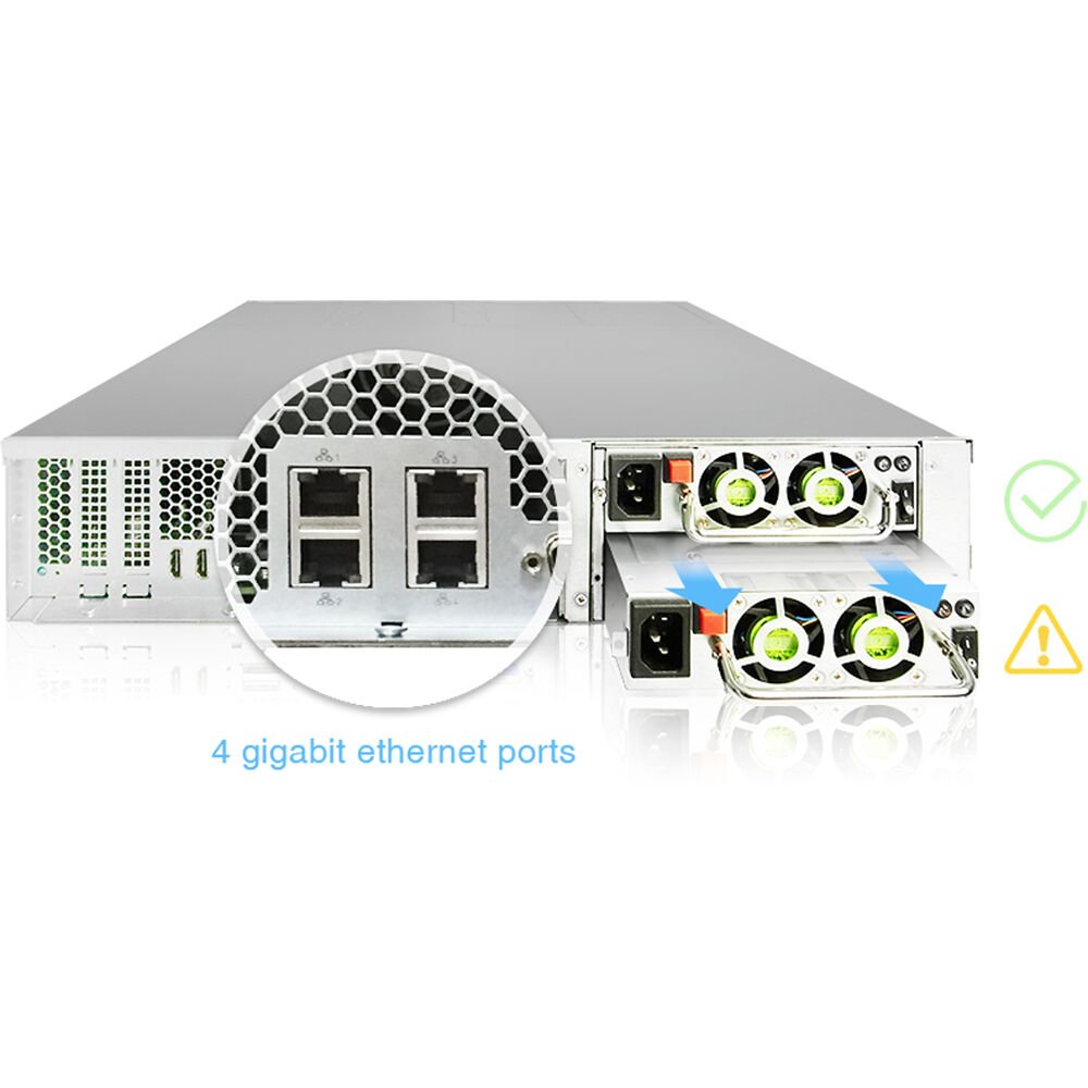 Asustor LOCKERSTOR 12RD , Rackmount-2U-12-Bay NAS Enclosure - AS6512RD - NAS - alnabaa.com - النبع