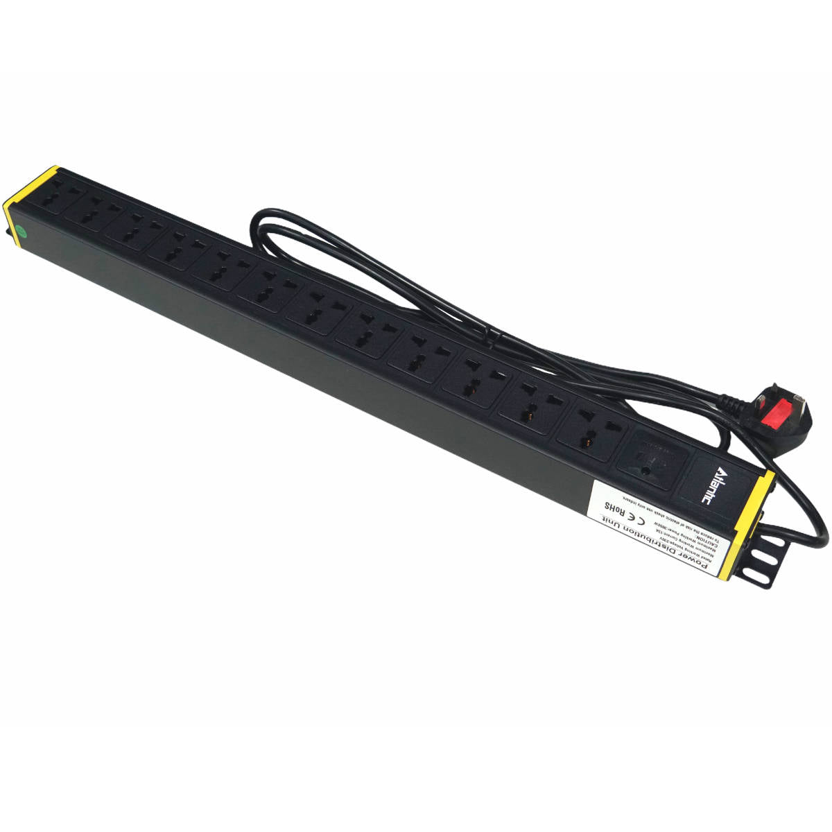 Atlantic 12-Port Universal Rackmount Power Distribution Unit - ATPD12-01 - Power Strips - alnabaa.com - النبع
